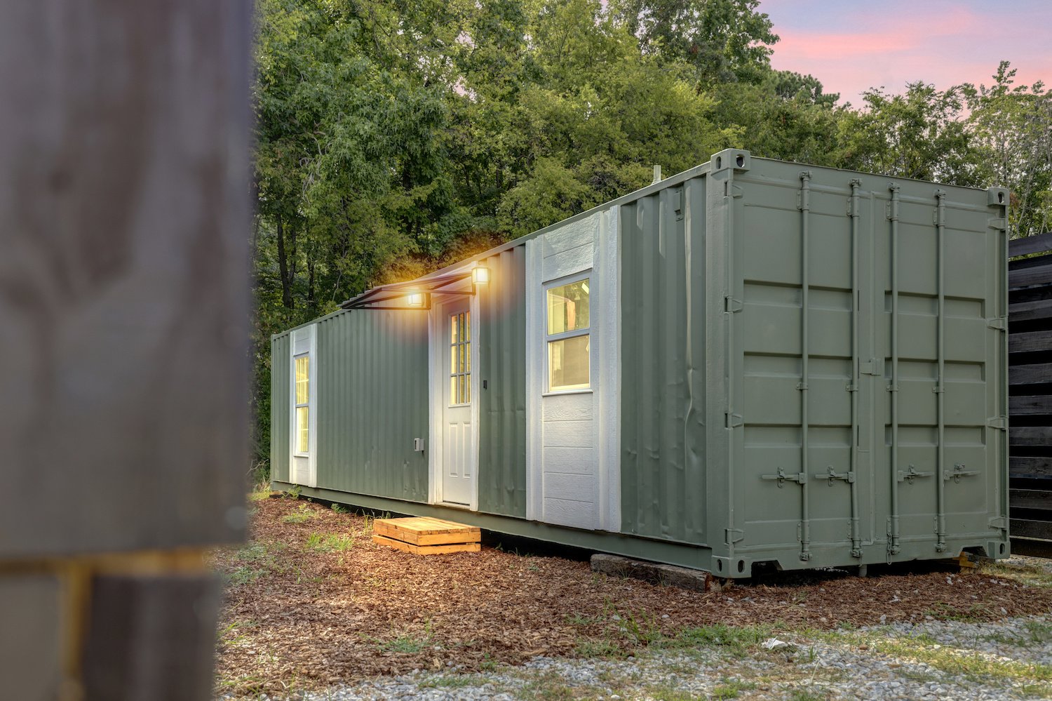 Cozy Olive Green Container